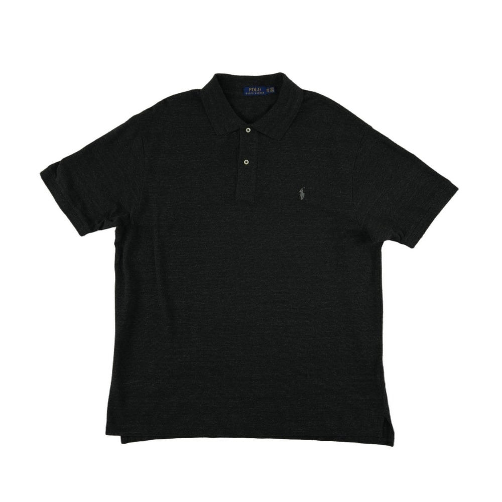 Polo Ralph Lauren Polo Shirt Men's‎ Size 1XB Charcoal Heather Pony Logo Golf